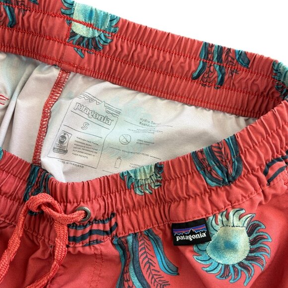 PATAGONIA Hydropeak Volley Shorts Sumac Red Hobson Spaced 86435 - Picture 2 of 4